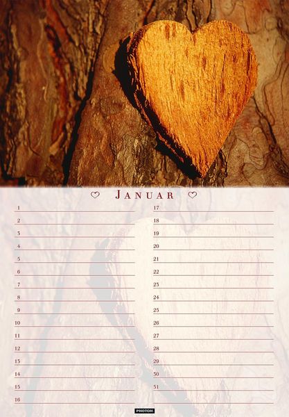 Produktbild: Herzlichst Geburtstagskalender