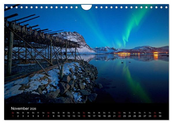 Produktbild: Norwegen (Wandkalender 2026 DIN A4 quer), CALVENDO Monatskalender