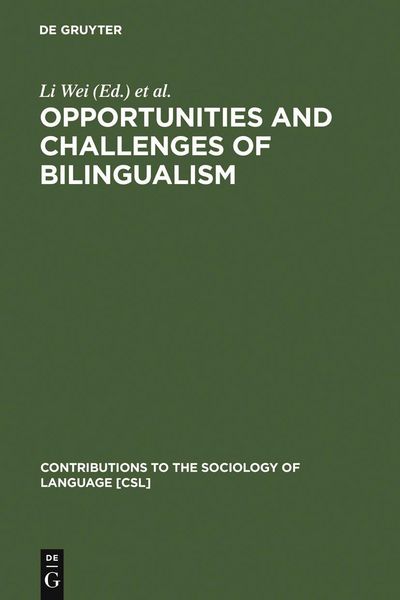 Produktbild: Opportunities and Challenges of Bilingualism