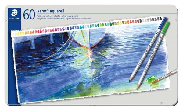 Produktbild: STAEDTLER Buntstifte Aquarellstift karat&reg; 60er Set