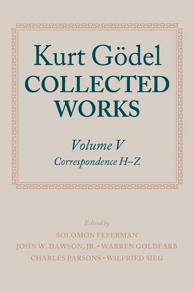 Produktbild: Kurt Godel Coll Works Volume V