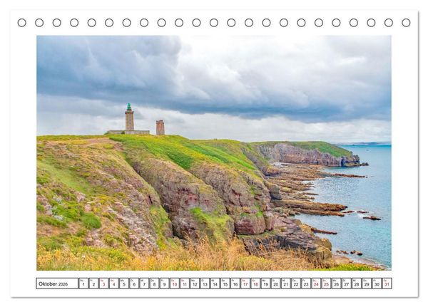 Produktbild: Malerische Bretagne - facettenreiche Region (Tischkalender 2026 DIN A5 quer), CALVENDO Monatskalender