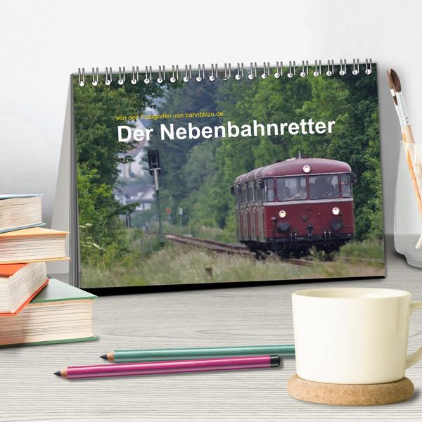 Produktbild: Der Nebenbahnretter (Tischkalender 2026 DIN A5 quer), CALVENDO Monatskalender