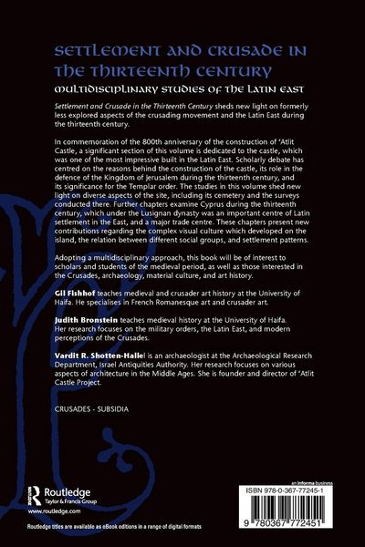 Produktbild: Settlement and Crusade in the Thirteenth Century