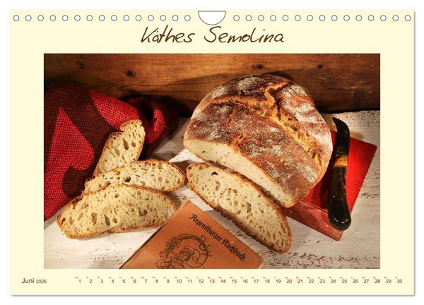 Produktbild: Mein liebstes Brot (Wandkalender 2026 DIN A4 quer), CALVENDO Monatskalender