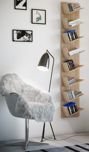 Produktbild: Holz Wandregal H&auml;ngeregal Regal Deko Board LansiXL