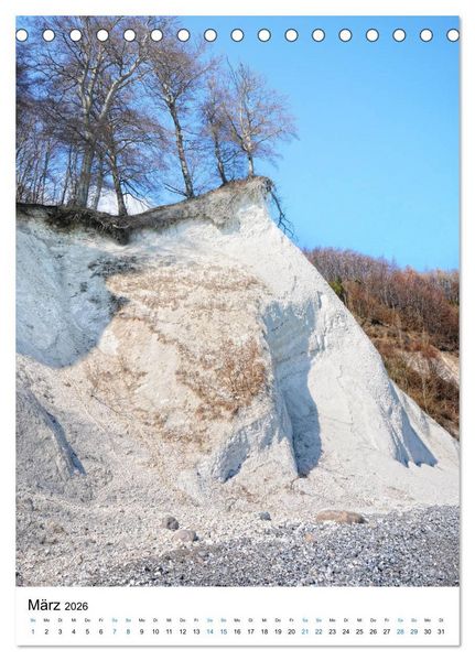 Produktbild: Insel R&uuml;gen - Kreide, Landschaft, Leuchtt&uuml;rme (Tischkalender 2026 DIN A5 hoch), CALVENDO Monatskalender