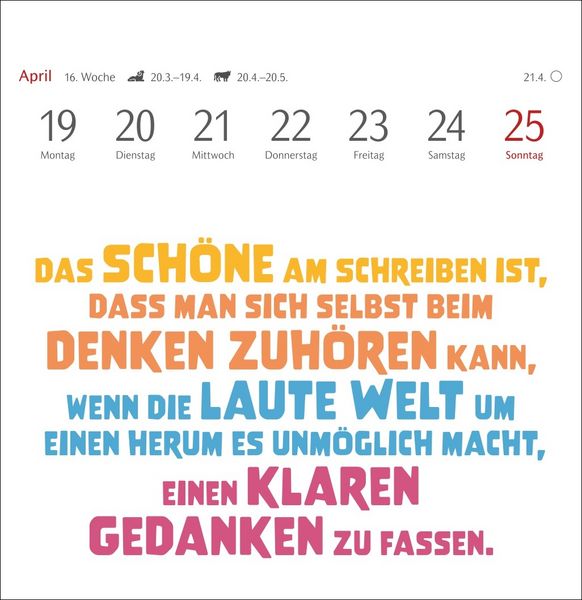 Produktbild: Clara Louise: Dort, wo die Sterne funkeln Premium-Postkartenkalender 2027 - 53 Postkarten mit poetischen Gedanken