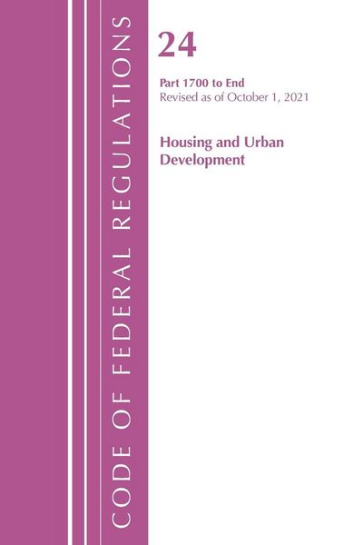 Produktbild: Code of Federal Regulations, Title 24 Housing and Urban Development 1700 - END, 2022