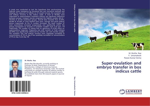 Produktbild: Super-ovulation and embryo transfer in bos indicus cattle