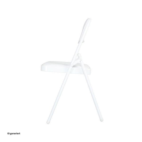 Produktbild: HTI-Living Klappstuhl Kunstleder Gestell Wei&szlig; 6er-Set Klappstuhl Kunstleder Gestell Wei&szlig; 6er-Set