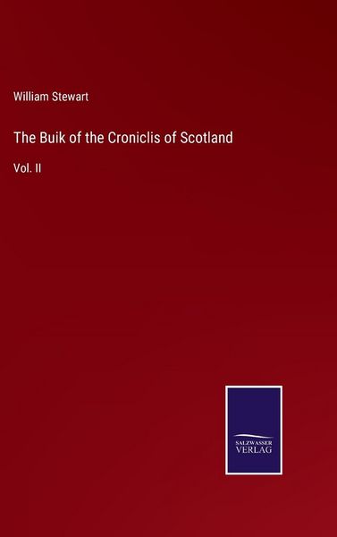 Produktbild: The Buik of the Croniclis of Scotland