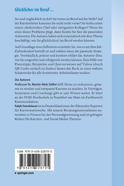 Produktbild: Gl&uuml;cklicher im Beruf ...