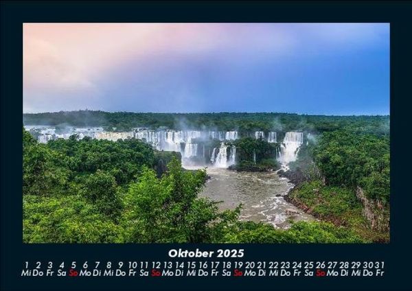 Produktbild: Wasserf&auml;lle 2025 Fotokalender DIN A5