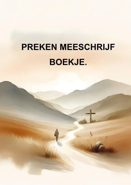 Produktbild: Mourits, H: preken meeschrijf boekje.