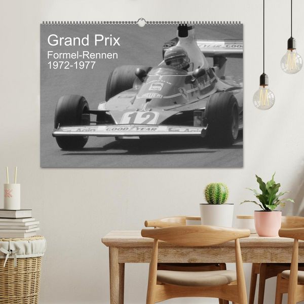 Produktbild: Grand Prix - Formel-Rennen 1972-1977 (Wandkalender 2026 DIN A2 quer), CALVENDO Monatskalender