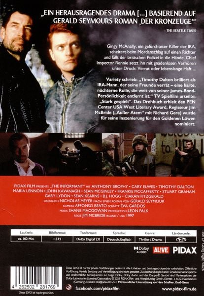 Produktbild: The Informant / Preisgekr&ouml;nter Thriller mit Ex-James-Bond Timothy Dalton (Pidax Film-Klassiker)