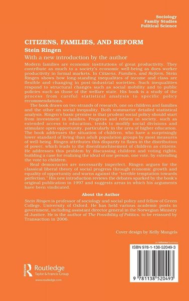 Produktbild: Citizens, Families, and Reform