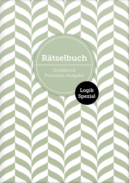 Produktbild: Deluxe R&auml;tselbuch "Logik Spezial" mit 140 Logik-R&auml;tseln. XL R&auml;tselbuch in Premium Ausgabe f&uuml;r &auml;ltere Leute, Senioren, Erwachsene und Rentner im DIN A4-Format mit extra gro&szlig;er Schrift.