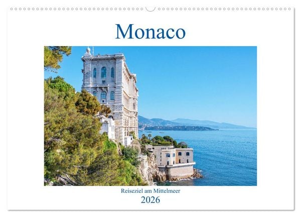 Produktbild: Monaco - Reiseziel am Mittelmeer (Wandkalender 2026 DIN A2 quer), CALVENDO Monatskalender