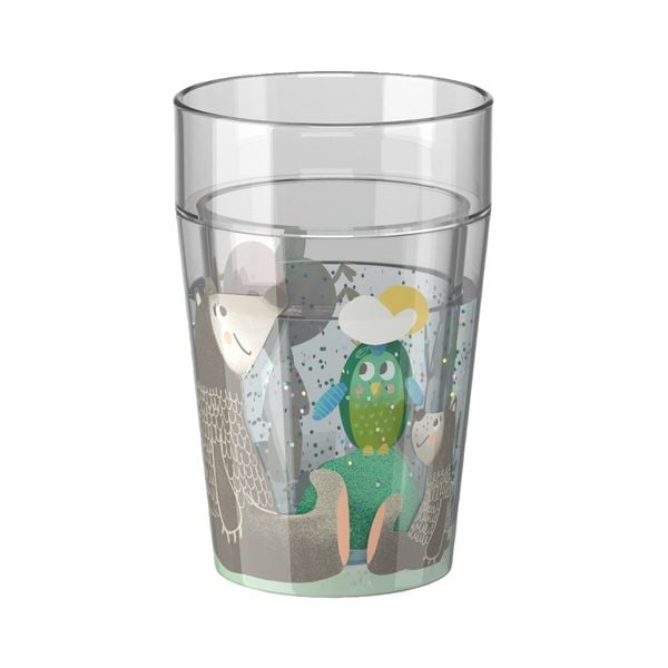 Produktbild: Glitzerbecher, Wald Motiv 2