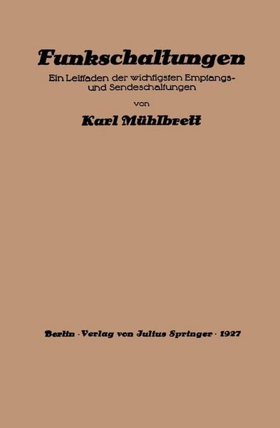 Produktbild: Funkschaltungen
