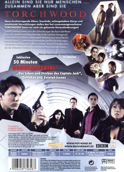 Produktbild: Torchwood - Staffel 2 [4 DVDs]
