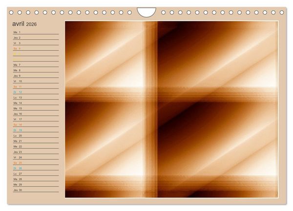 Produktbild: Art, ar&ocirc;me caf&eacute; (Calendrier mural 2026 DIN A4 vertical), CALVENDO calendrier mensuel