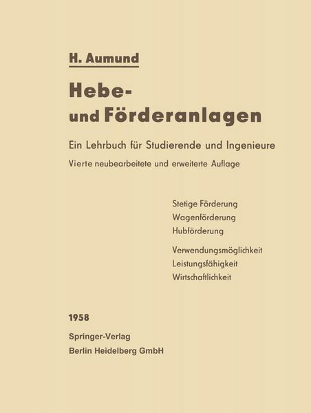 Produktbild: Hebe- und F&ouml;rderanlagen