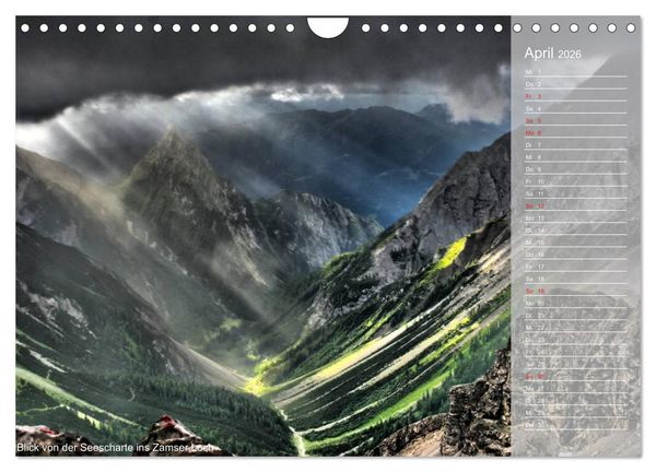 Produktbild: Alpen&uuml;berquerung (Wandkalender 2026 DIN A4 quer), CALVENDO Monatskalender