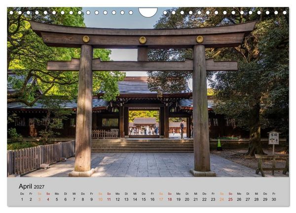 Produktbild: Tokio. Die faszinierende Metropole Japans (Wandkalender 2027 DIN A4 quer), CALVENDO Monatskalender
