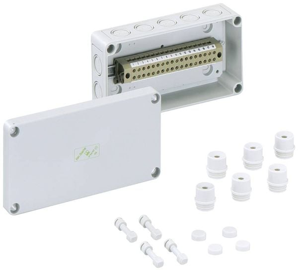 Spelsberg RKK 4/18-18x4² Reihenklemmen-Gehäuse 180 x 94 x 57 Polystyrol (EPS) Grau 1 St.