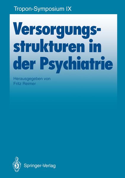 Produktbild: Versorgungsstrukturen in der Psychiatrie
