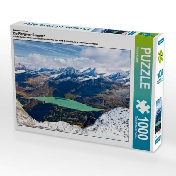 Produktbild: CALVENDO Puzzle Ein Motiv aus dem Kalender Die Pinzgauer Bergseen 1000 Teile Puzzle quer | 1000 Teile Lege-Gr&ouml;&szlig;e 64 &times; 48 cm Foto-Puzzle f&uuml;r gl&uuml;ckliche Stunden