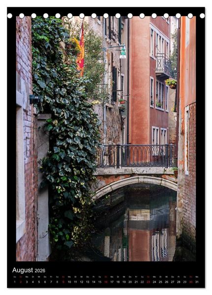 Produktbild: Venedig &ndash; La Romantica (Tischkalender 2026 DIN A5 hoch), CALVENDO Monatskalender