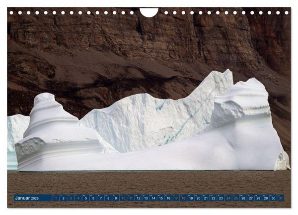 Produktbild: Berge aus Eis (Wandkalender 2026 DIN A4 quer), CALVENDO Monatskalender