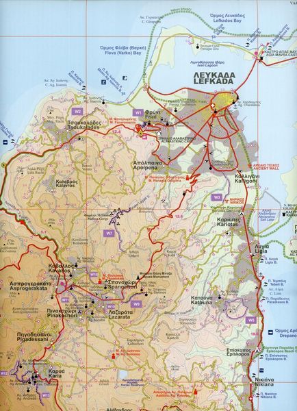 Produktbild: Lefkada 1 : 40 000