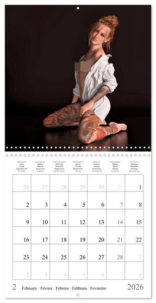 Produktbild: Tattoos on nice skin (Wall Calendar 2026 12 &times; 12 Inch) CALVENDO 12 Month Wall Calendar