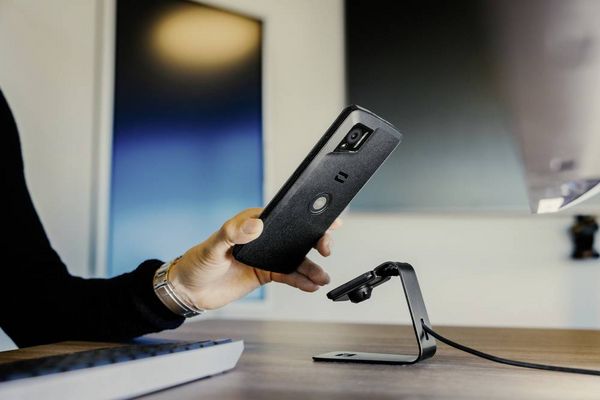 Produktbild: Crosscall Ladestation 18W X-DockE Ladeger&auml;t 1301299999435 Ausg&auml;nge 1x USB-C&reg; Schwarz