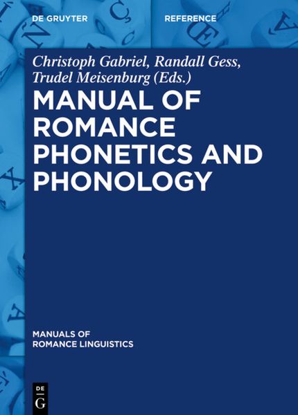 Produktbild: Manual of Romance Phonetics and Phonology
