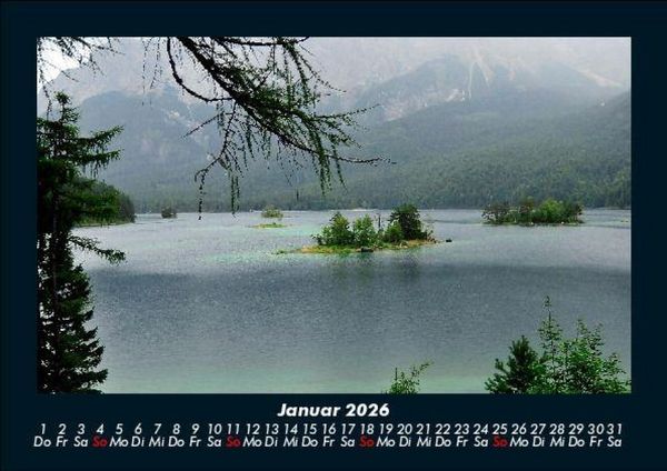Produktbild: Die Seen der Erde 2026 Fotokalender DIN A5
