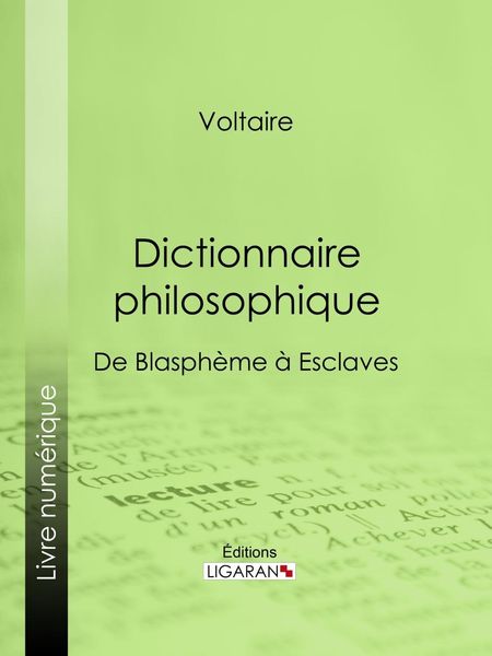 Produktbild: Dictionnaire philosophique