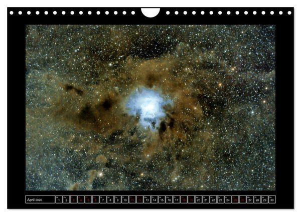 Produktbild: Astro-Kalender - Deep Sky und Landschaften (Wandkalender 2026 DIN A4 quer), CALVENDO Monatskalender