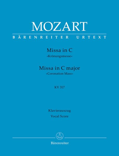 Missa in C KV 317 'Krönungsmesse' -