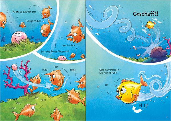 Produktbild: Flip, der Einhornfisch (Band 1) - Der coolste Schwarm der Welt