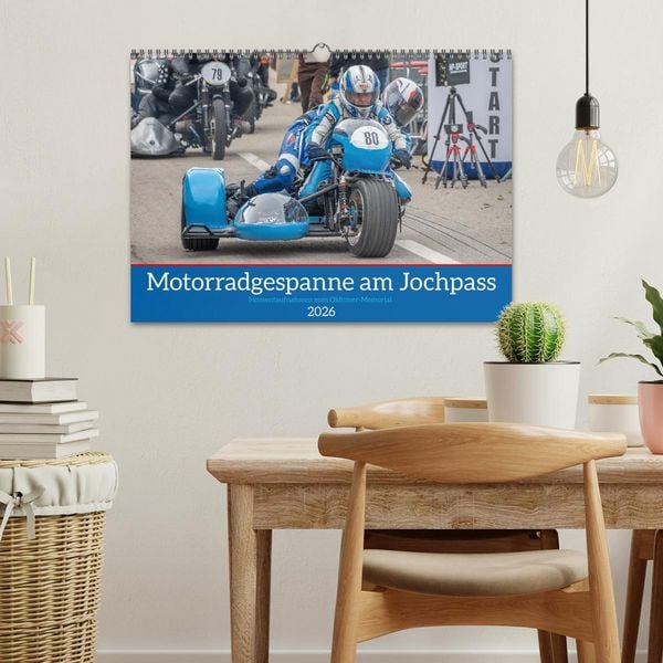Produktbild: Motorradgespanne am Jochpass (Wandkalender 2026 DIN A3 quer), CALVENDO Monatskalender