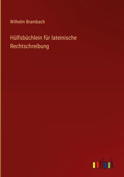 Produktbild: H&uuml;lfsb&uuml;chlein f&uuml;r lateinische Rechtschreibung