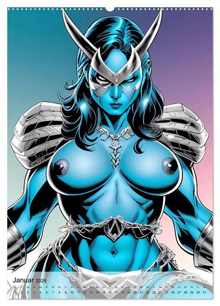 Produktbild: Super Sexy Superfrauen (hochwertiger Premium Wandkalender 2026 DIN A2 hoch), Kunstdruck in Hochglanz