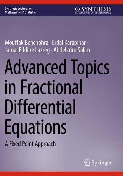 Produktbild: Advanced Topics in Fractional Differential Equations