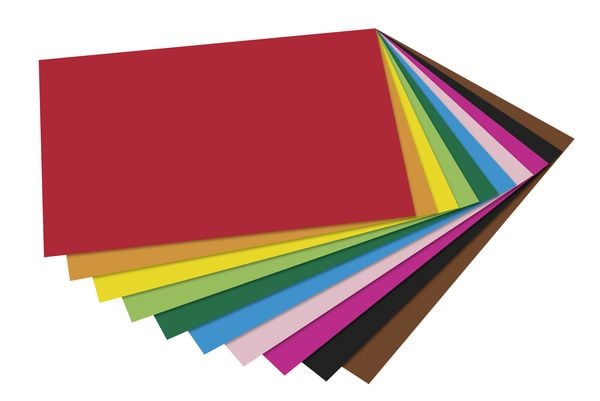 Produktbild: Folia Fotokartonblock, DIN A3 10 Bogen, farbig sortiert